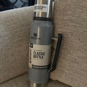 Stanley Silver and Gray Classic Thermos